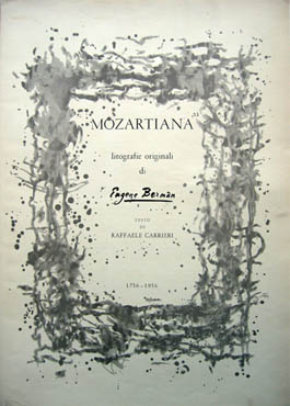 Eugene Berman - Mozartiana - 1956 lithograph cover sheet